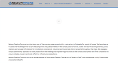 Desktop Screenshot of nelsonpipeline.com